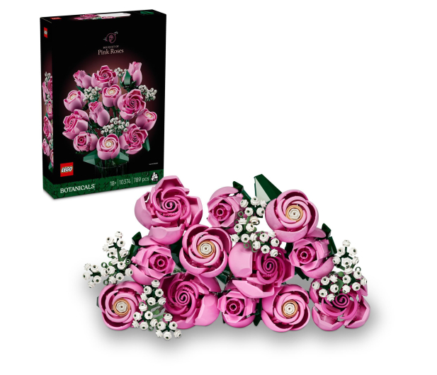 LEGO BOTANICALS 10374 Bukiet różowych róż - 1473598 - zdjęcie 2